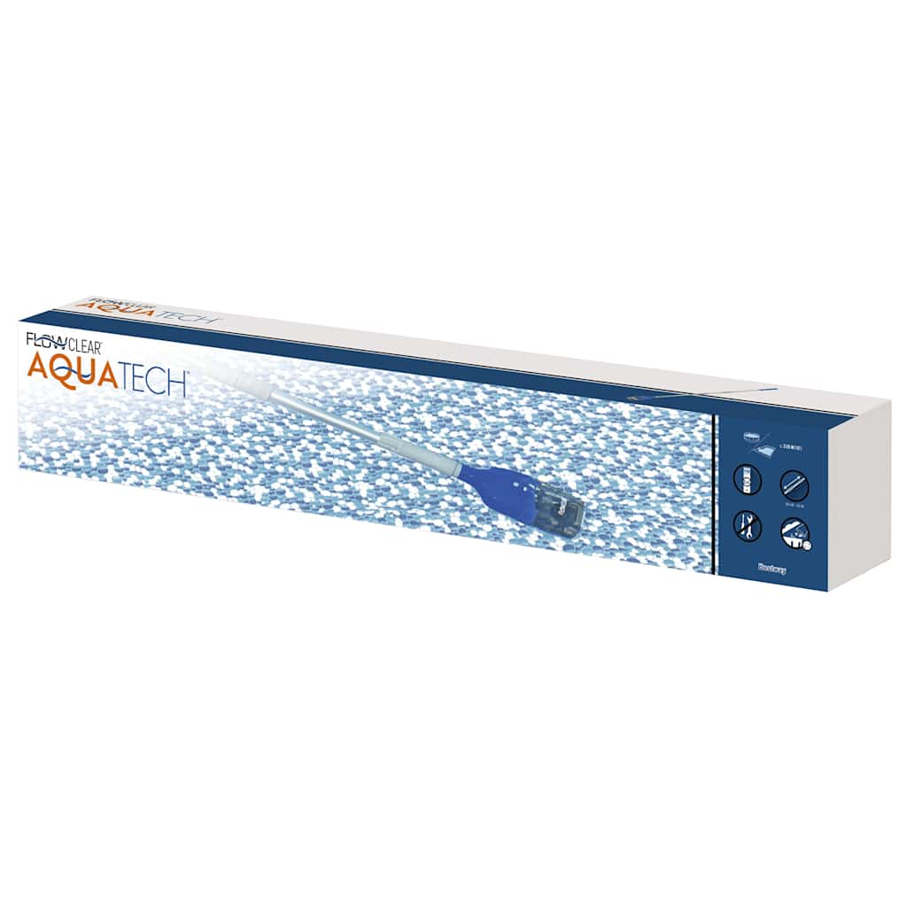Bestway Flowclear Aquatech Kabelloser Poolsauger Sonoma Eiche