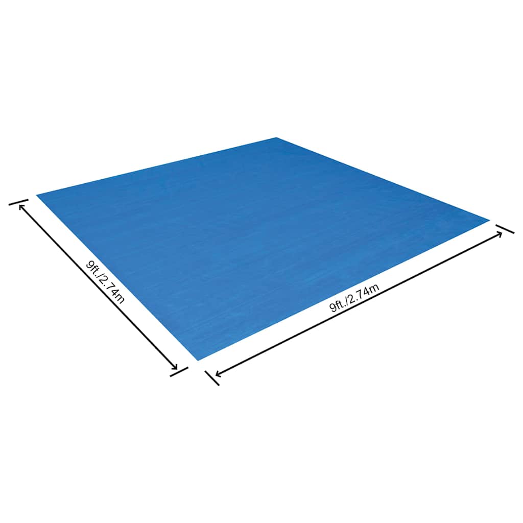 Bestway Pool-Bodenplane Flowclear 274X274 Cm Schwarz