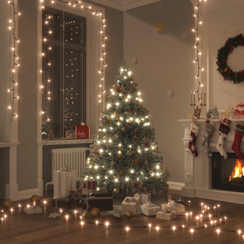 Led-Lichterkette Mit 150 Leds Pvc Warmweiß