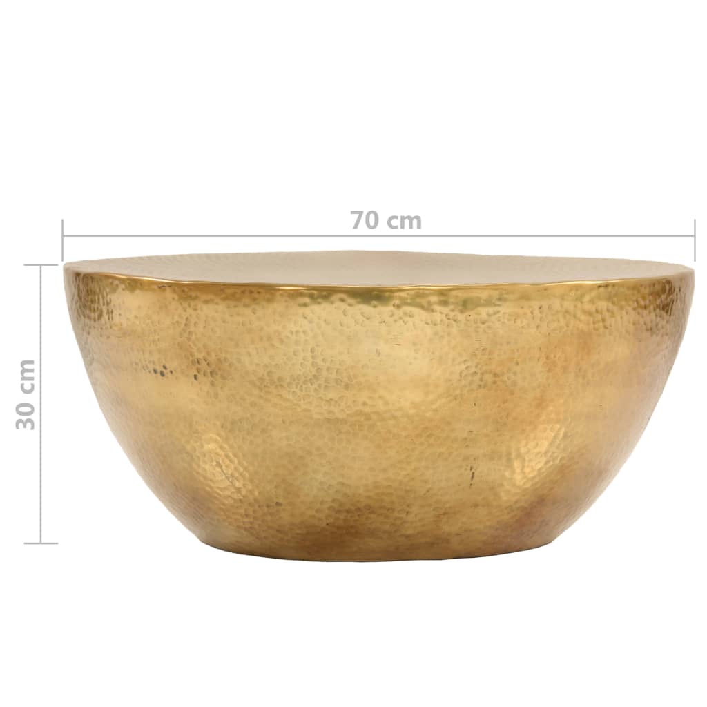 Couchtisch Aus Gehämmertem Aluminium