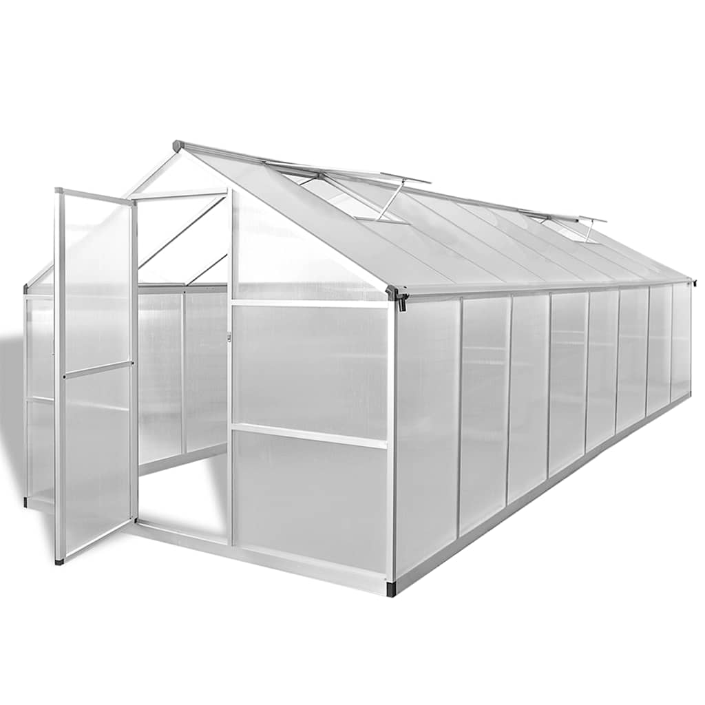 Gewächshaus Aluminium 11,19 M³