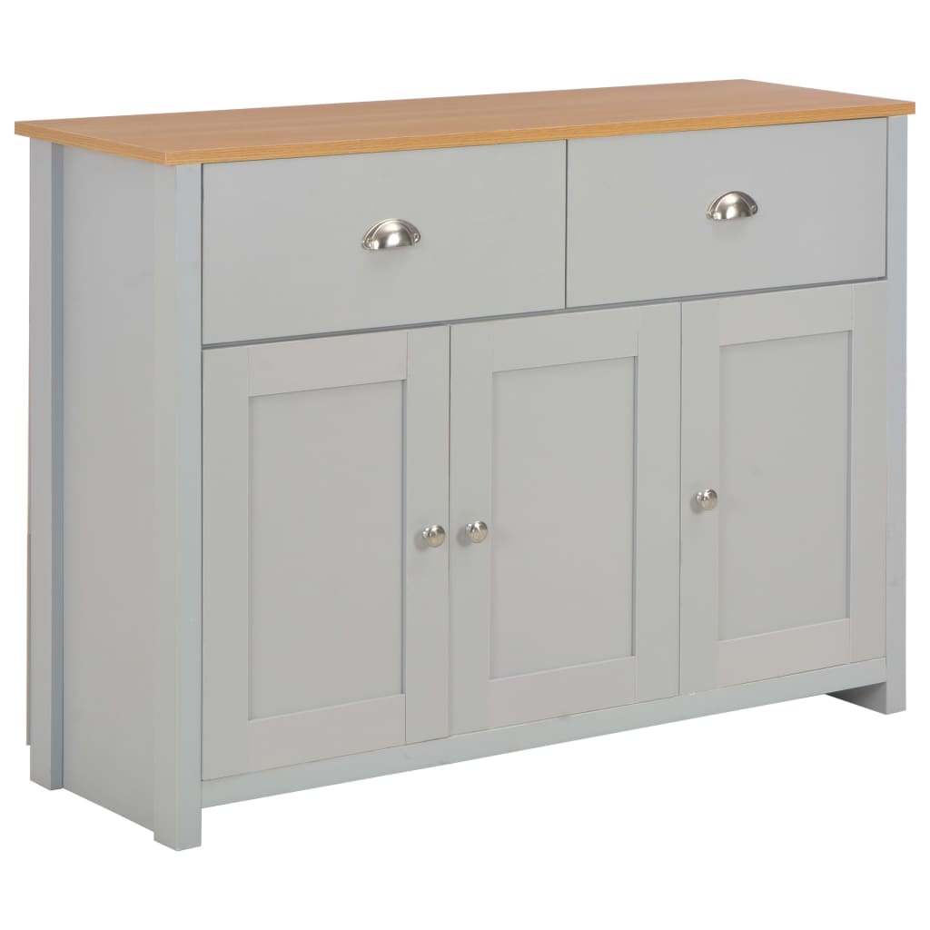 Sideboard Grau Sideboard Grau 79 X 35 X 81 Cm