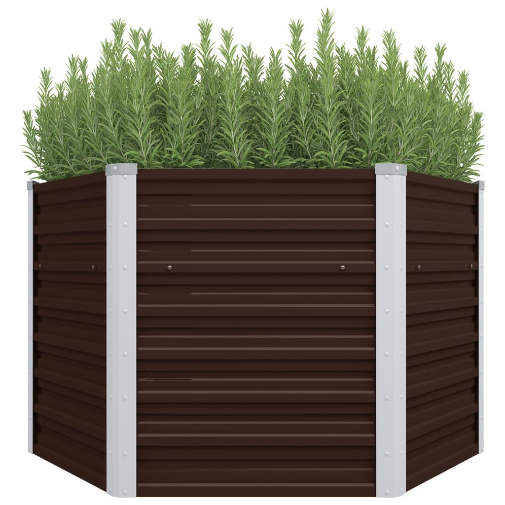 Hochbeet Verzinkter Stahl Braun