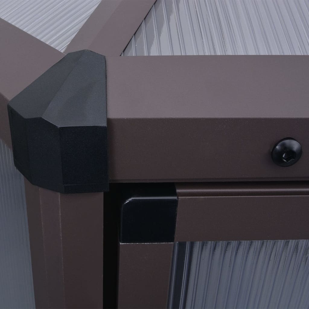 Gewächshaus Aluminium 240×211×232 Cm