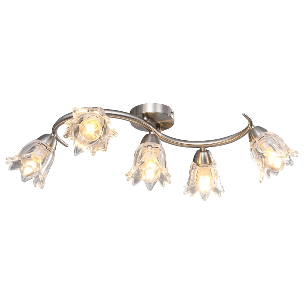 Deckenleuchte Mit Glasschirmen Für 3 E14 Glühlampen