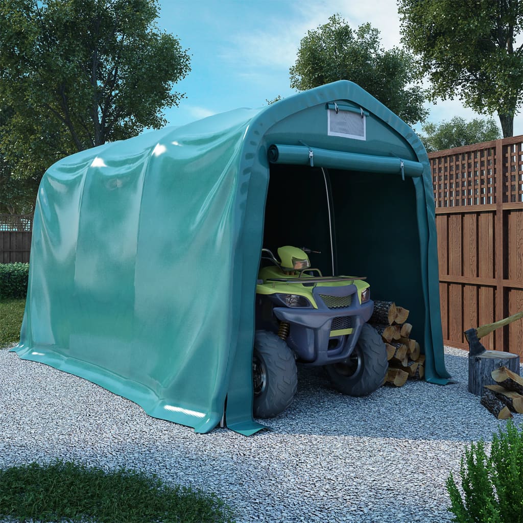 Garagenzelt Pvc 1,6X2,4 M Grün