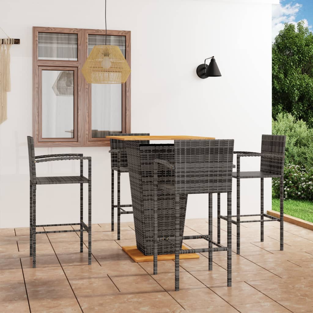 3-Tlg. Gartenbar-Set