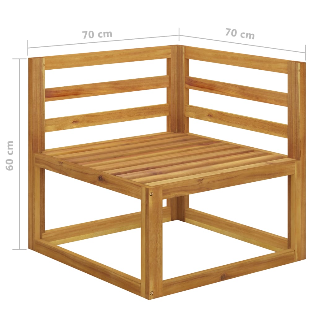 2-Sitzer-Gartenbank Mit En Kissen