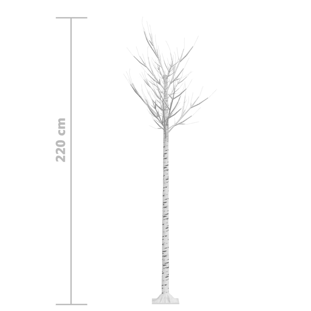 Weihnachtsbaum 200 Leds 2,2 M Indoor Outdoor Warmweiß
