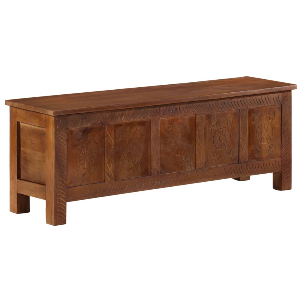 Truhe 110X30X40 Cm Massivholz Mango