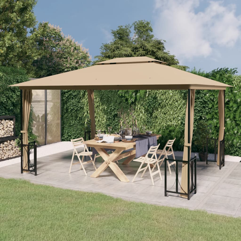 Pavillon Mit Seitenwänden & Doppeldach