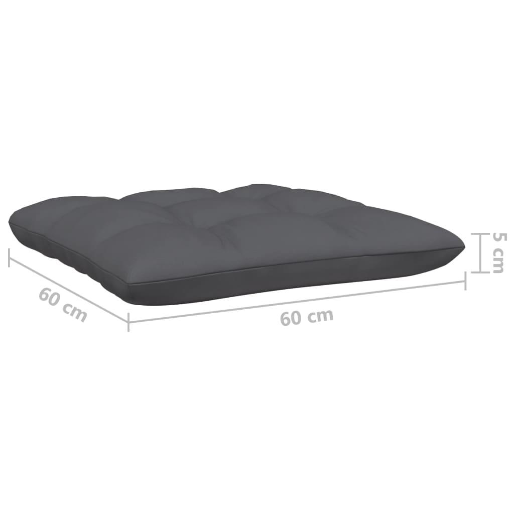 5-Tlg. Garten-Lounge-Set Mit Kissen Kiefer Massivholz