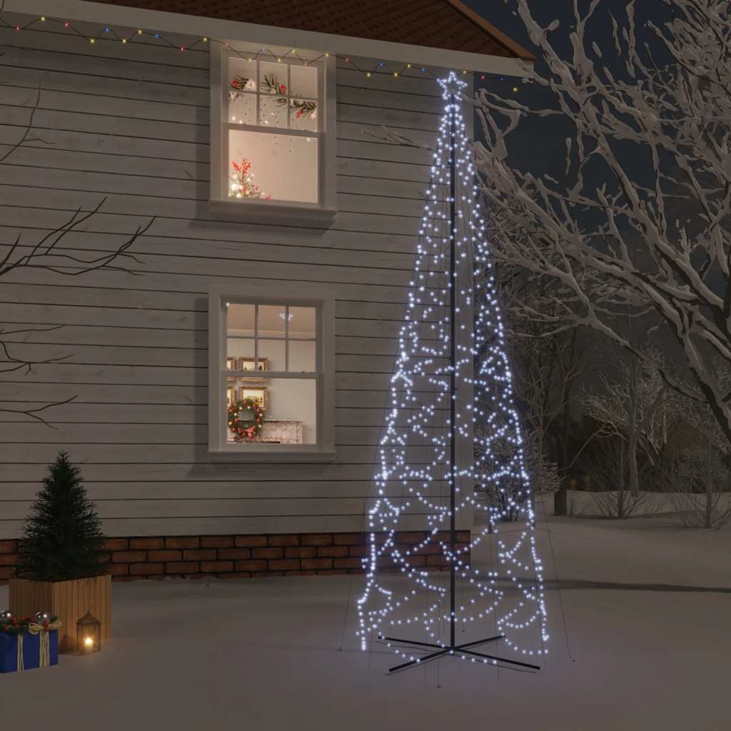 Led-Weihnachtsbaum Kegelform 3000 Leds 230X800 Cm Kaltweiß