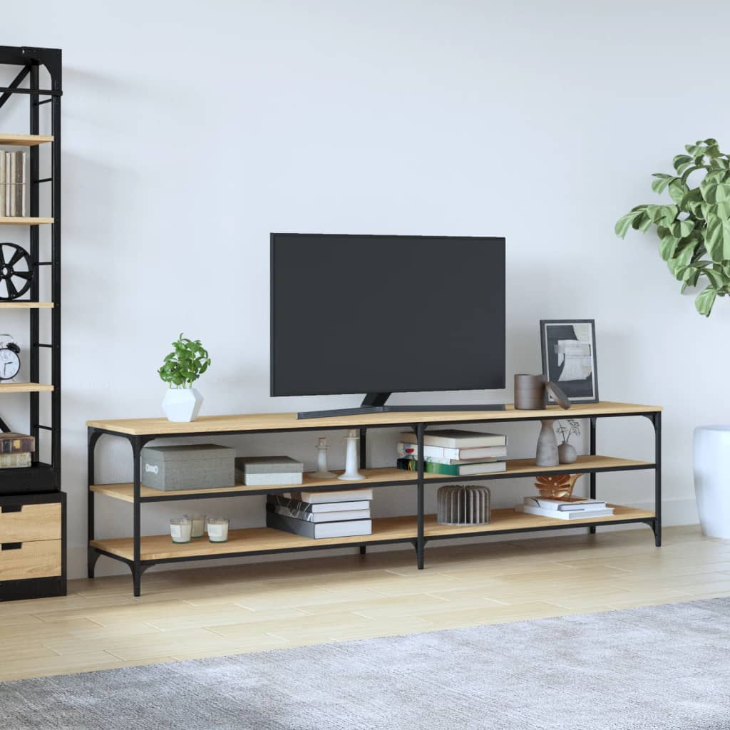 Tv-Schränk 160 X 30 X 50 Cm Verbundholz Und Eisen