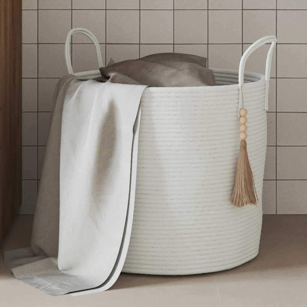 Aufbewahrungskorb Ø40X35 Cm Baumwolle