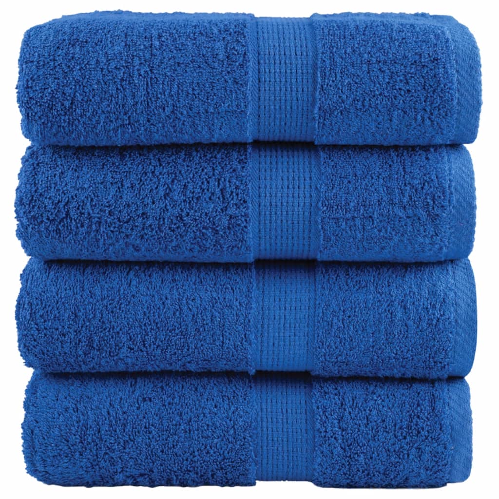 Premium Handtücher Solund 4 Stk. 600 G/M² Blau