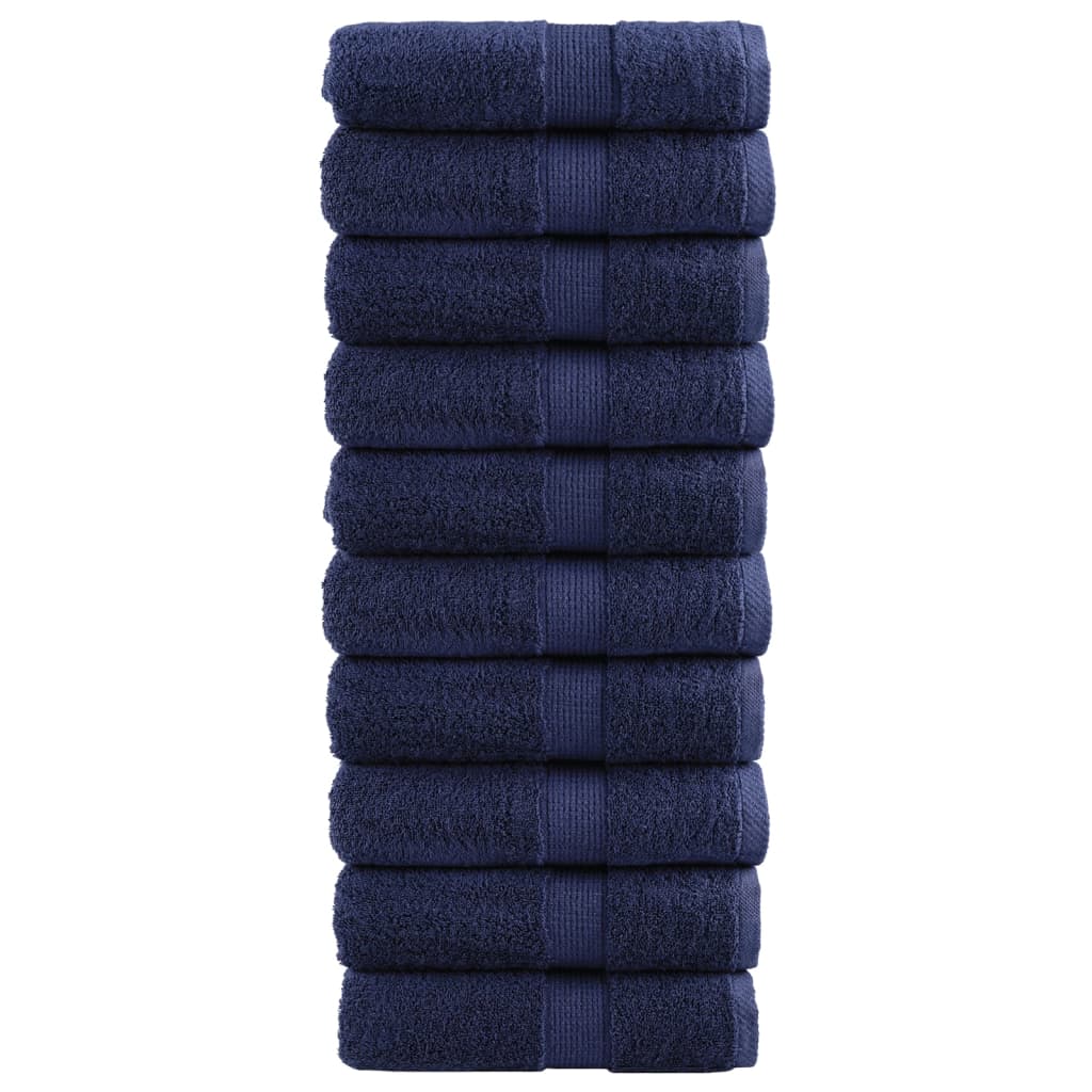 Premium-Waschtücher Solund 4 Stk. 600 G/M² Marineblau