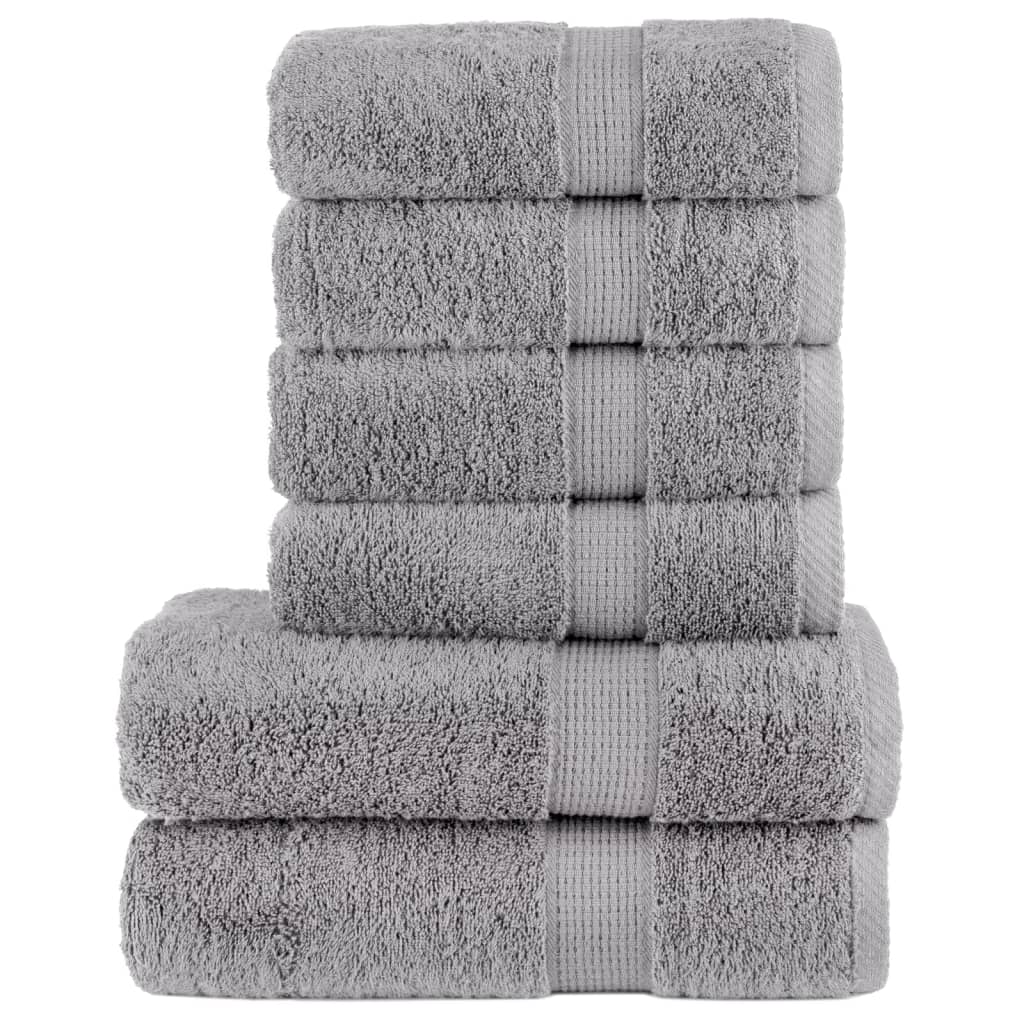 6 Tlg. Premium-Handtuch-Set Solund 600 G/M²