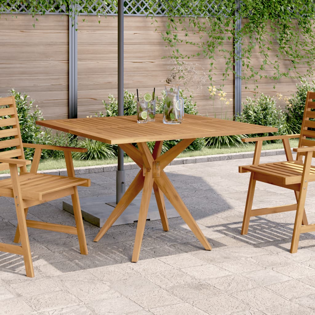Gartentisch Quadratisch Massivholz Akazie