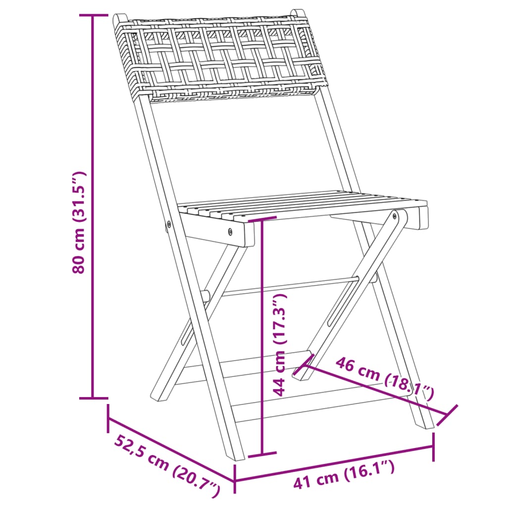 5-Tlg. Garten-Essgruppe Poly Rattan Und Massivholz