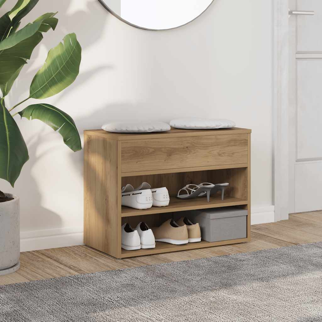 Schuhbank Holzwerkstoff Artisan-Eiche