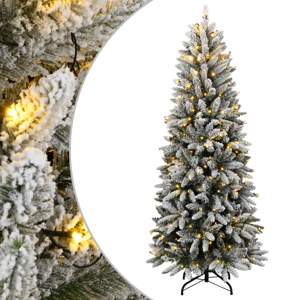 Künstlicher Weihnachtsbaum Beschneit Pvc&Pe Grün