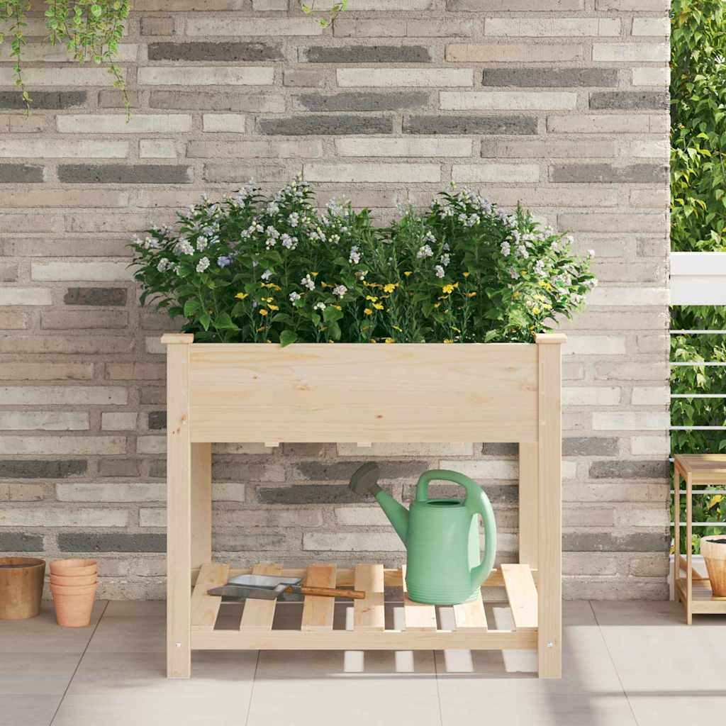 Garten-Pflanzgefäß Mit Regal Beige