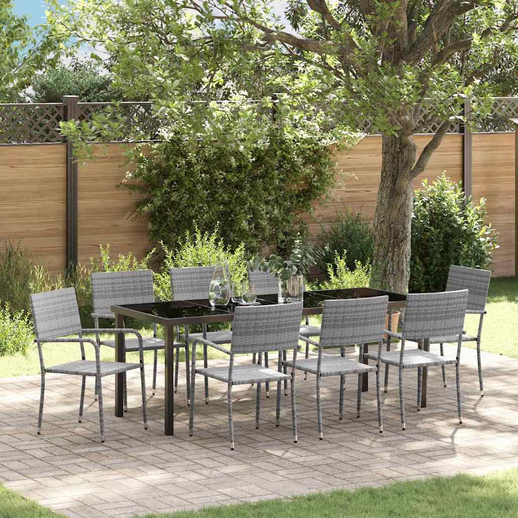 Garten Essgruppe Mit Kissen 7 Pcs Poly-Rattan