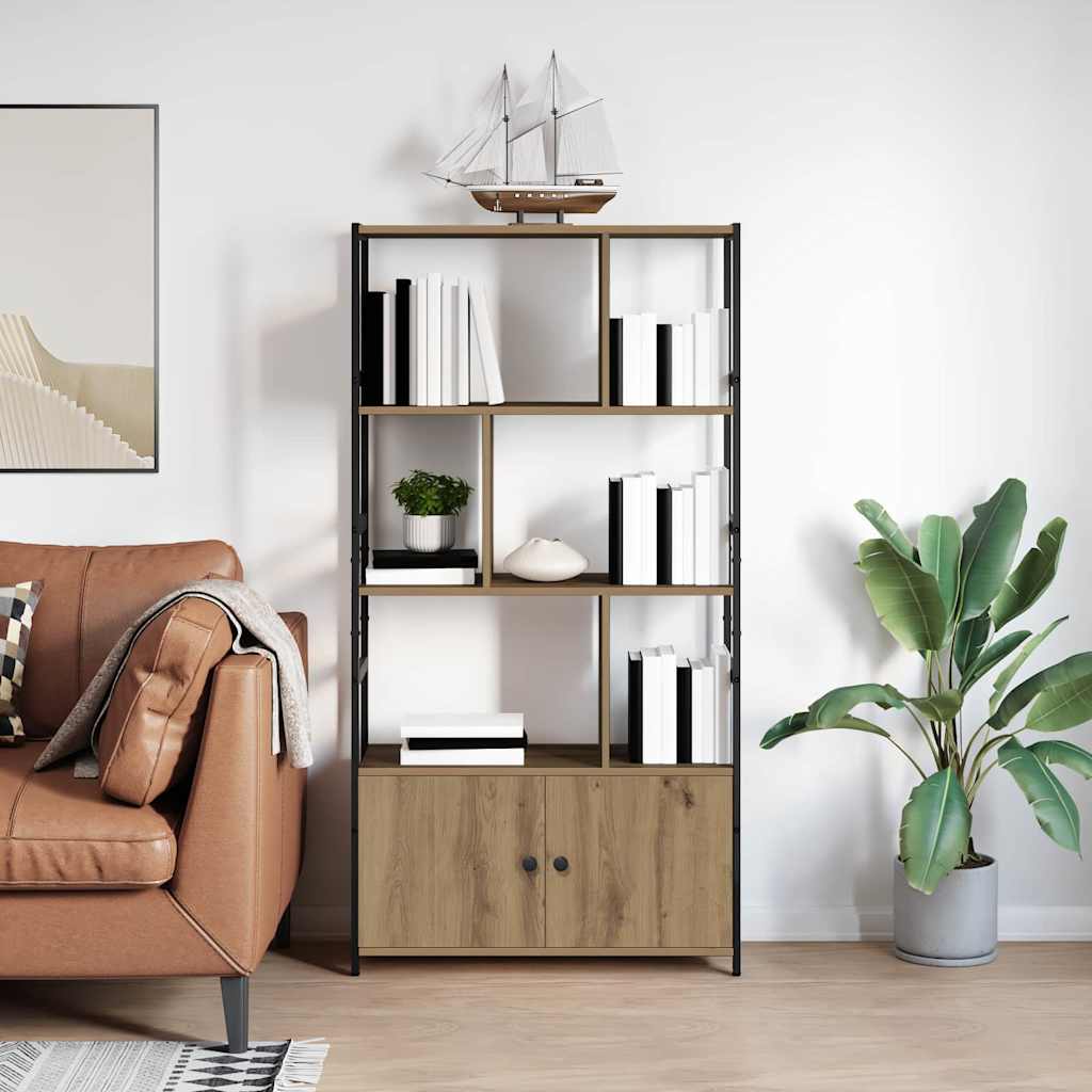Bücherregal Geräucherte Eiche 80 X 30 X 155,5 Cm Holzwerkstoff