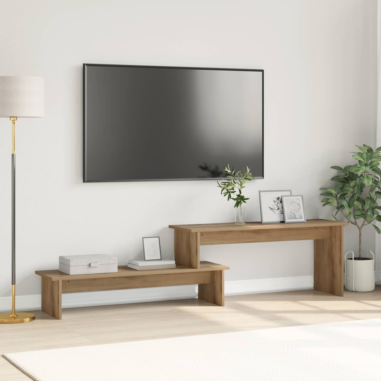 Tv-Schrankset 180 X 30 X 43 Cm Holzwerkstoff