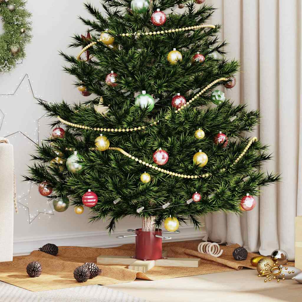 Weihnachtsbaumständer 50 X 50 X 16 Cm Massives Kiefernholz