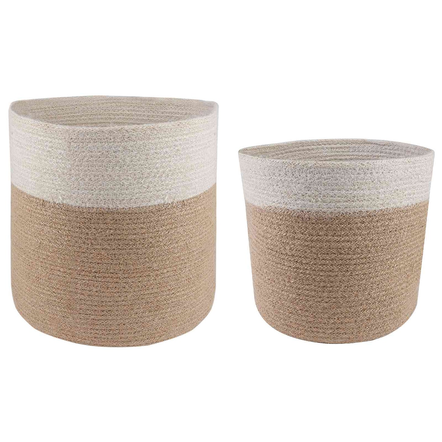 Pflanztopfsatz 2 Pcs Ø 28 X 28 Cm 100% Tossa-Jute