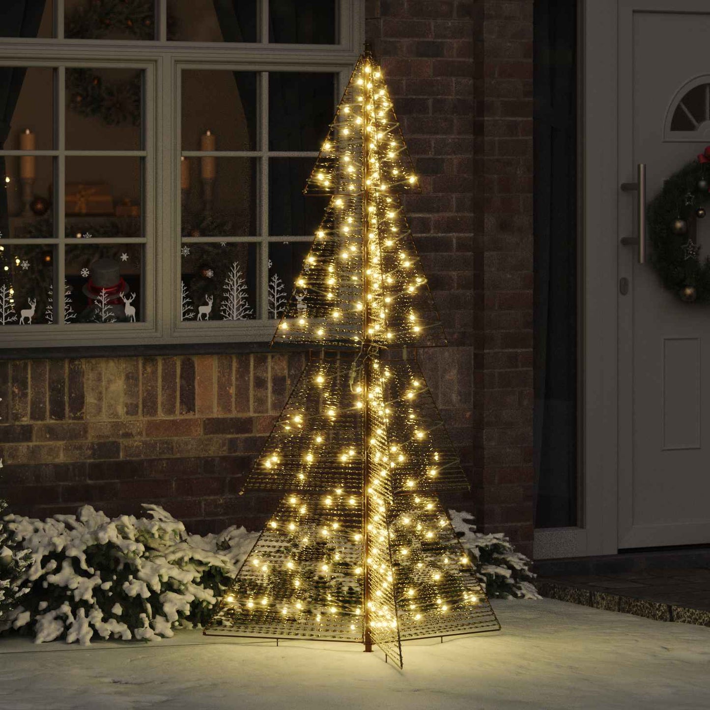Weihnachtsbaum Mit 100 Leds Warmes Weiß Pet
