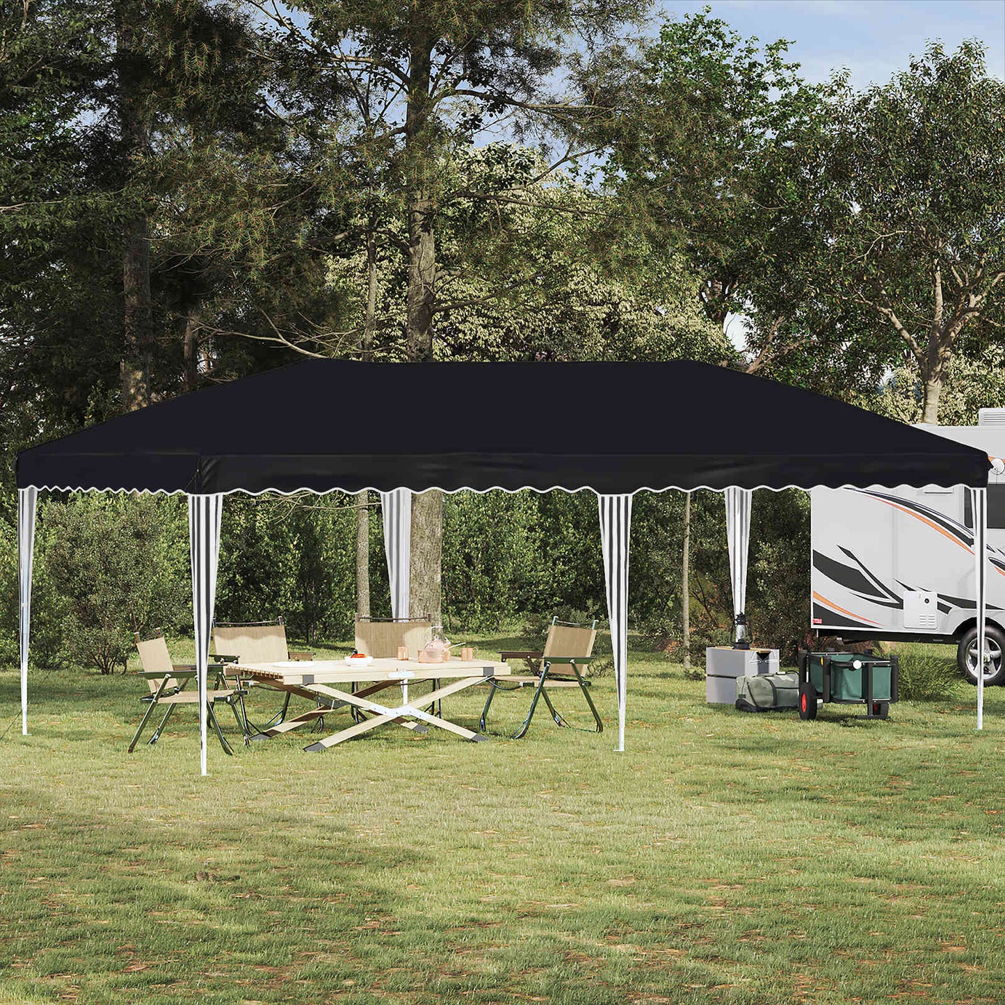 Pop-Up Partyzelt 575 X 288 X 245 Cm