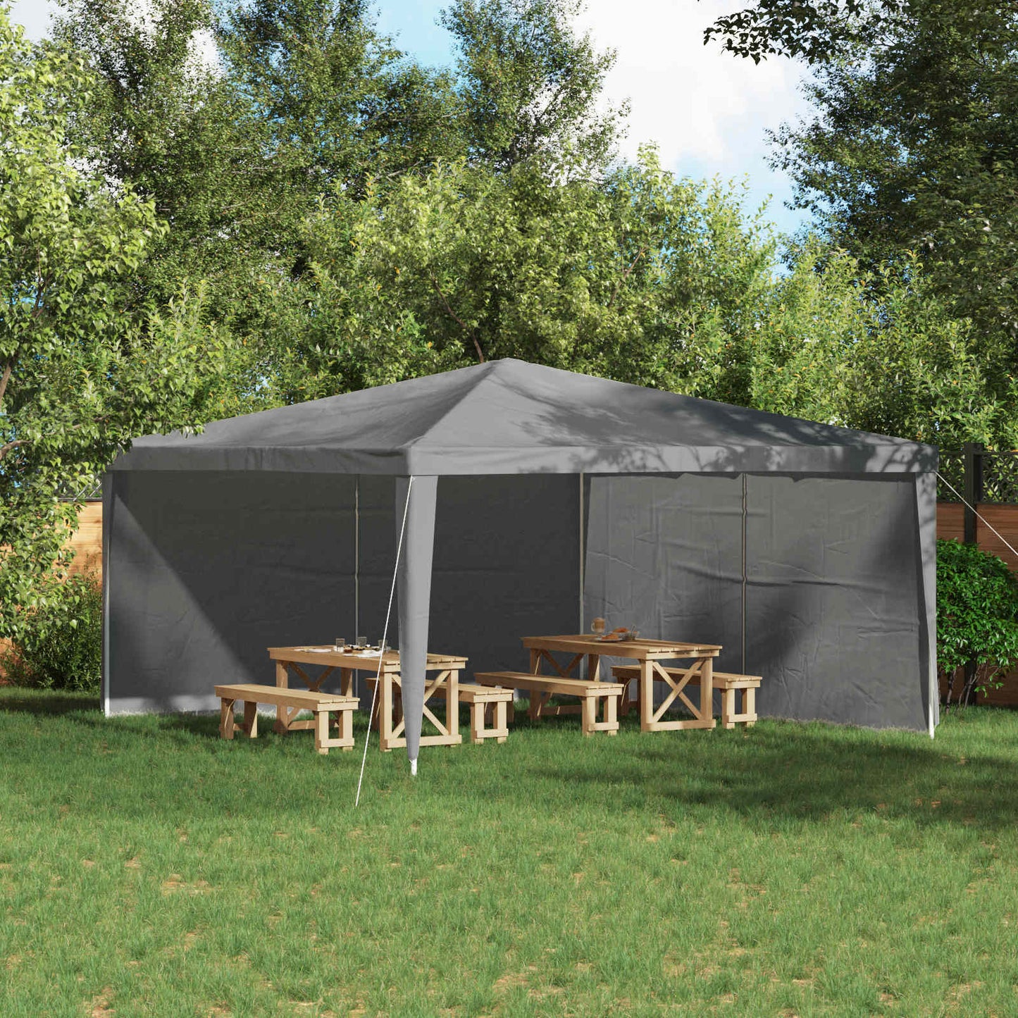 Party Zelt Seitenteil 2 Pcs Pe Und Stahl