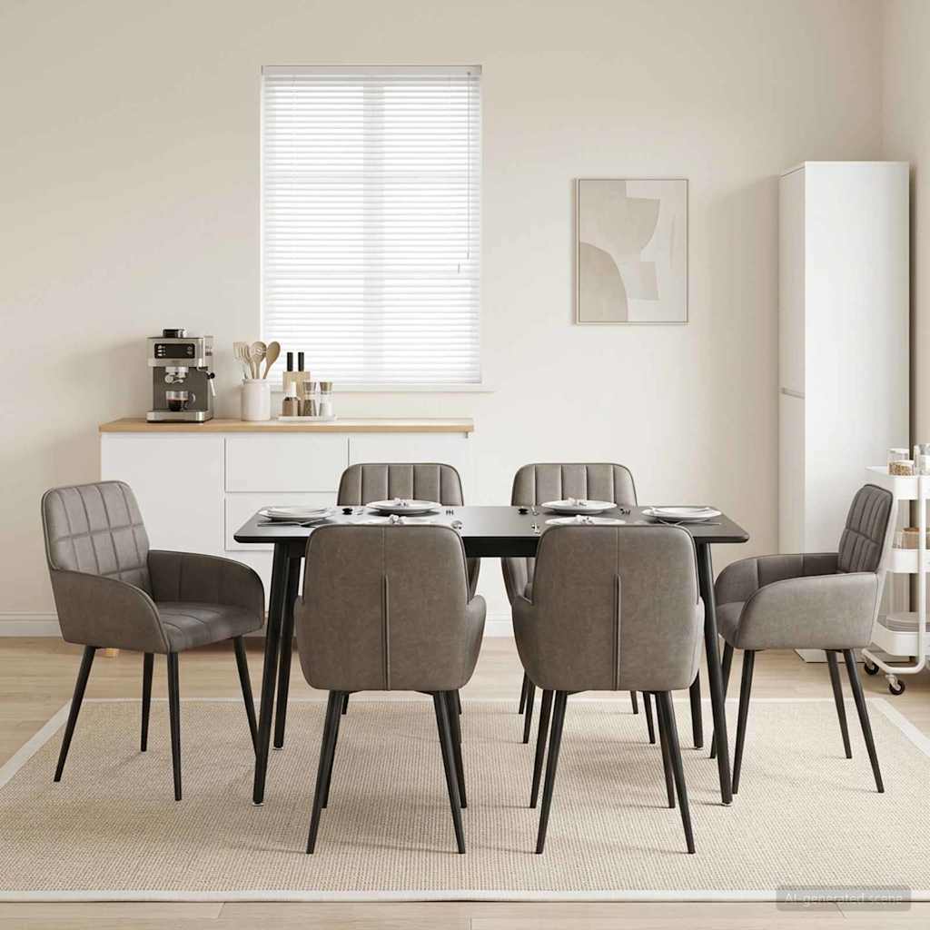 Esszimmerstühle 4 Pcs Kunstleder 57 X 50 X 85 Cm