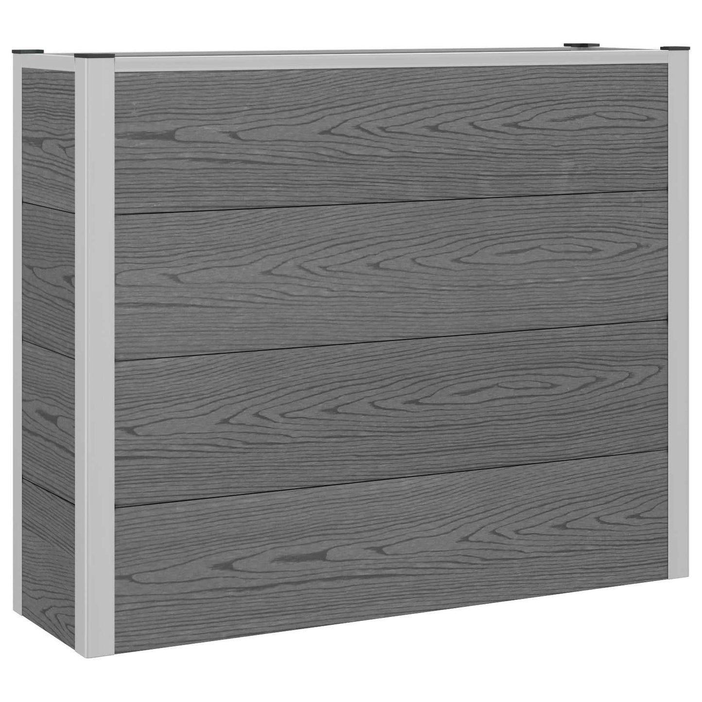 Hochbeet Grau Wpc Und Aluminium