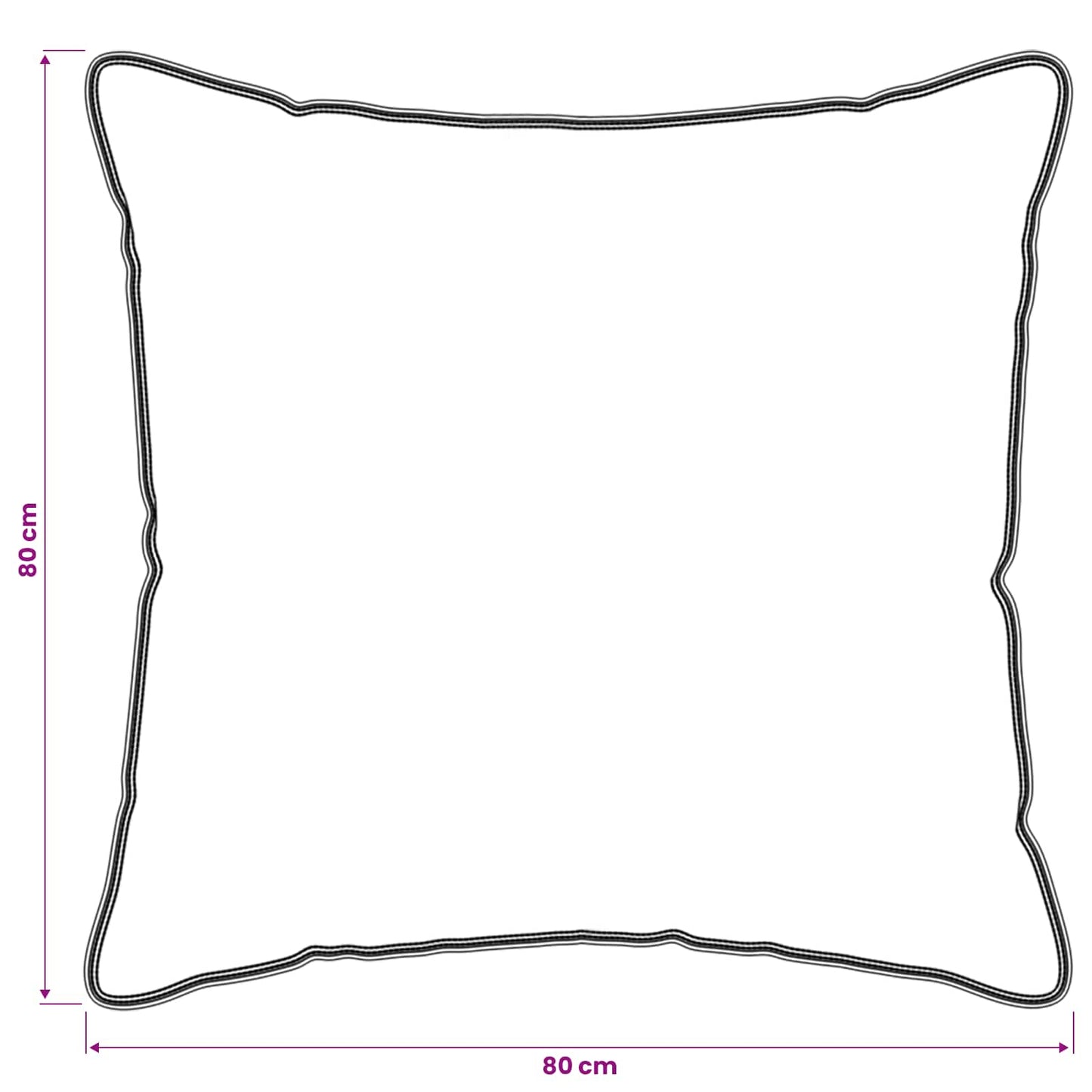 Bettwäsche-Set Mit Kissen 2 Pcs Weiß Bambusfaser