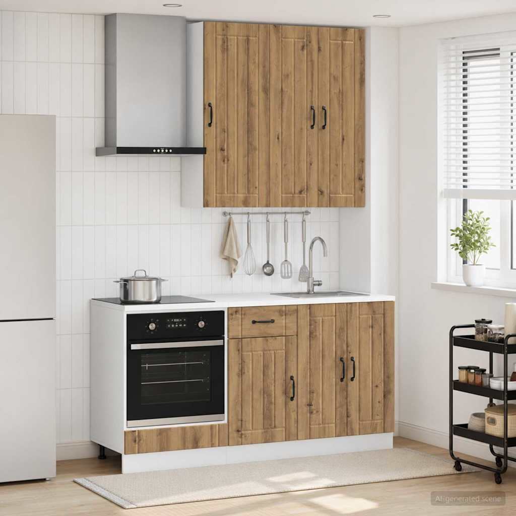 Kücheneinheit Lucca 5 Pcs Holzwerkstoff