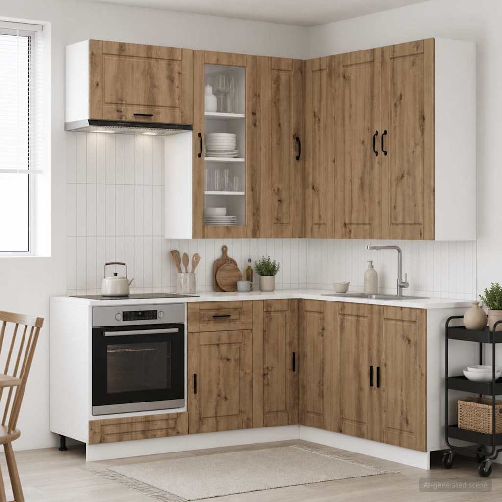 Kücheneinheit Porto 8 Pcs Holzwerkstoff