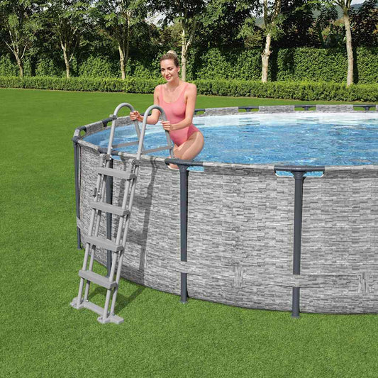 Bestway Flowclear 4-Stufige Sicherheitsleiter 122 Cm