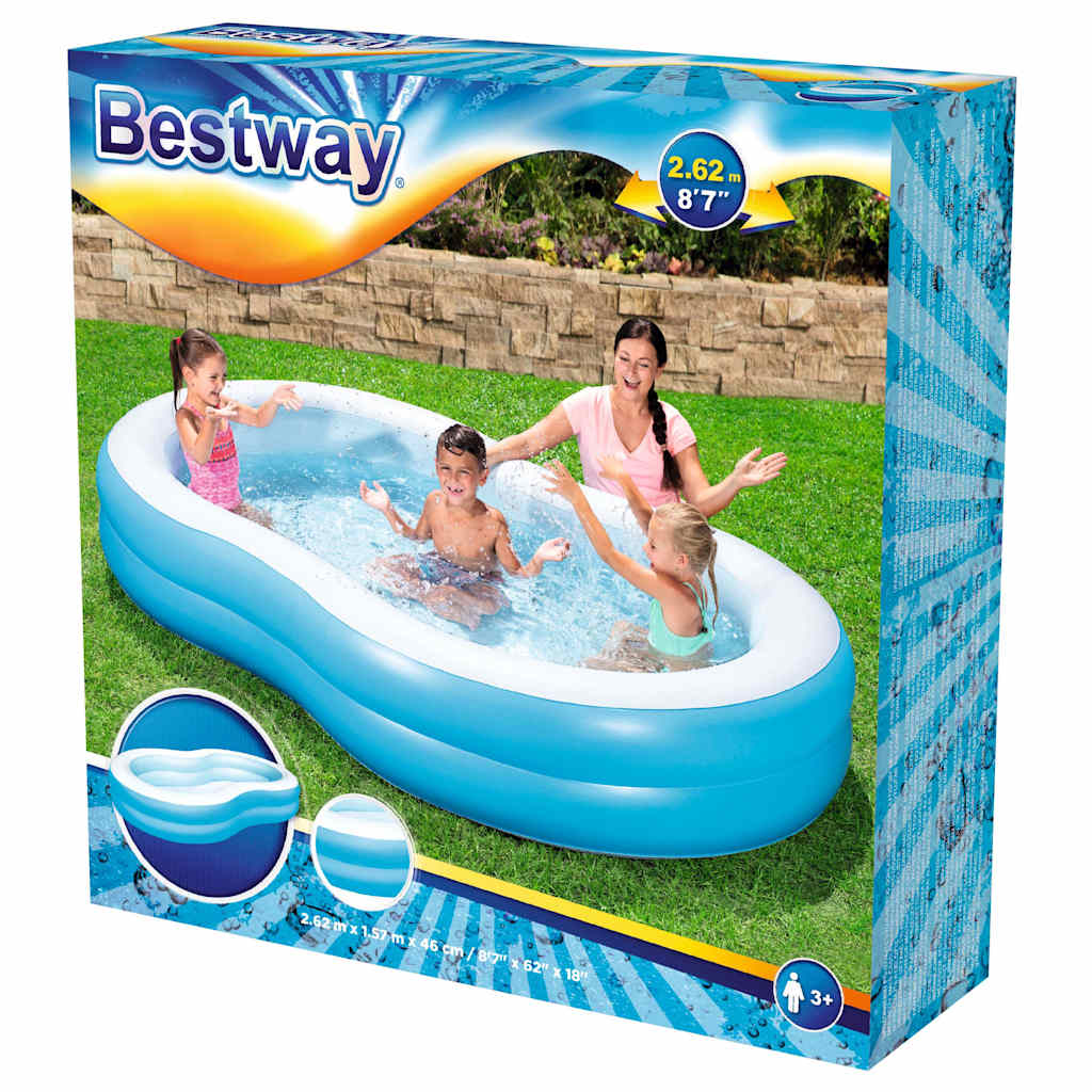 Bestway Big Lagoon Familienpool 262X157X46 Cm Schwarz