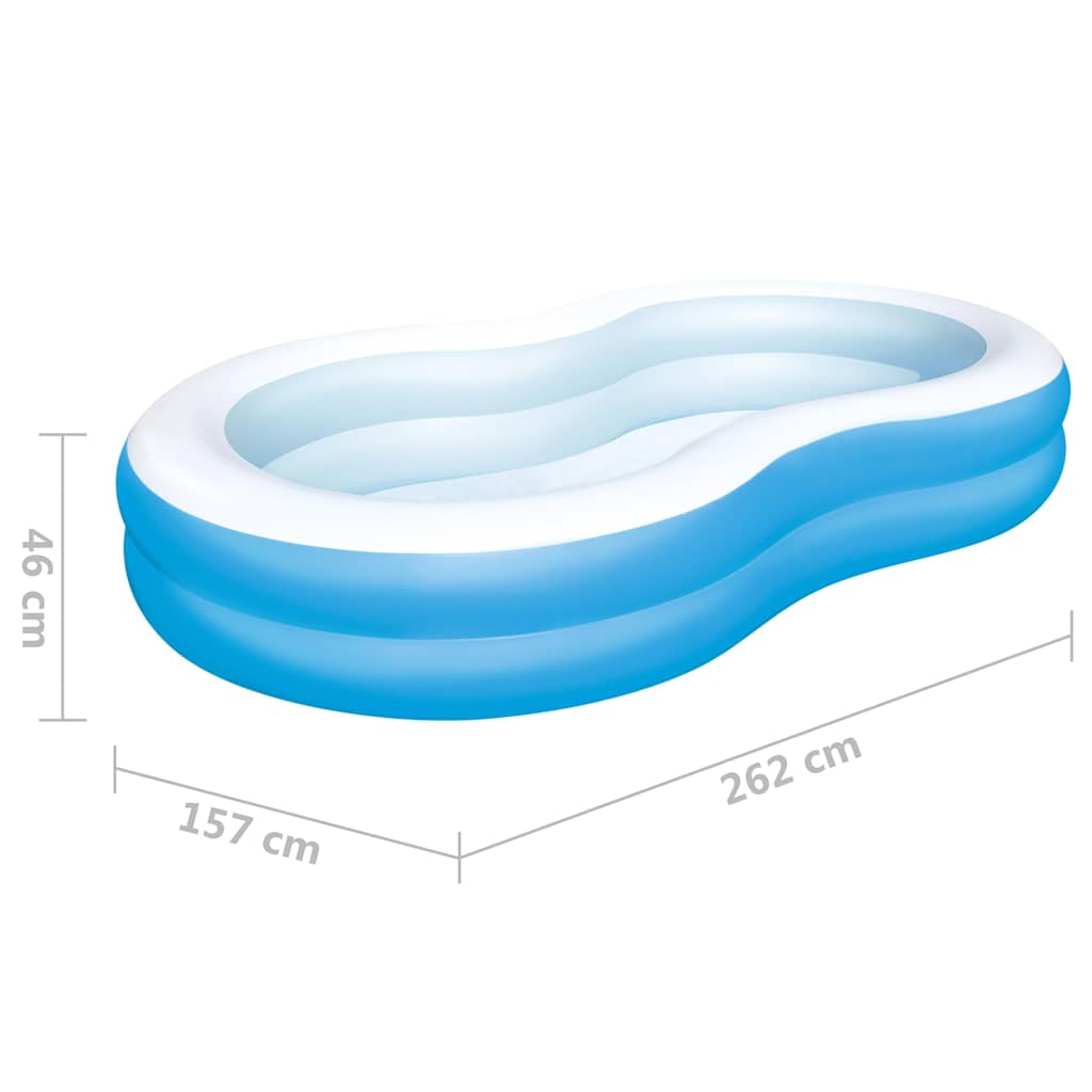 Bestway Big Lagoon Familienpool 262X157X46 Cm Schwarz