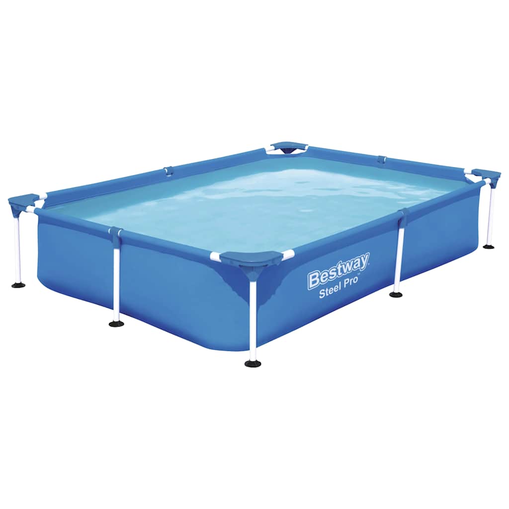 Bestway Pool Steel Pro 221X150X43 Cm Grau