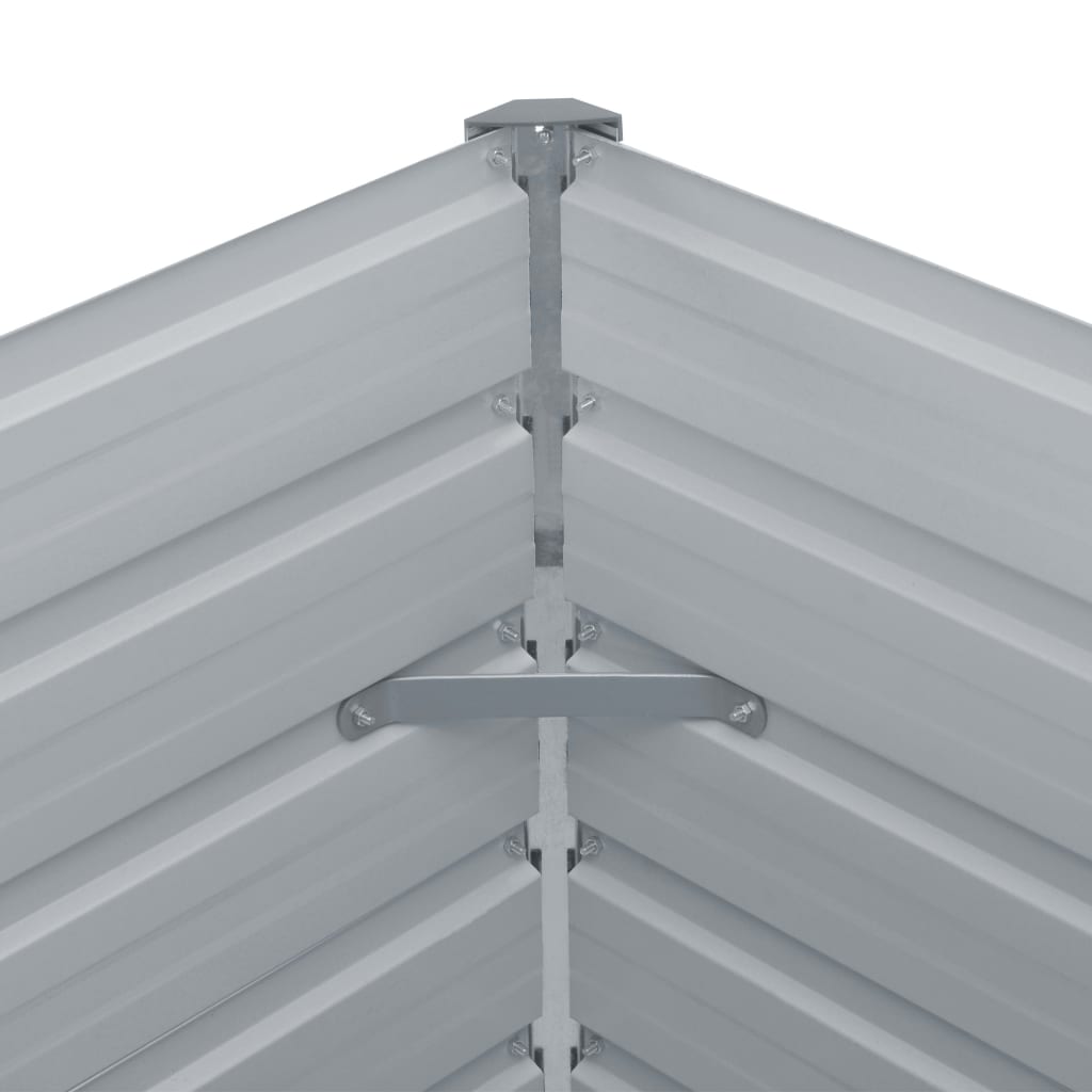 Hochbeet 100 X 100 X 77 Cm Verzinkter Stahl