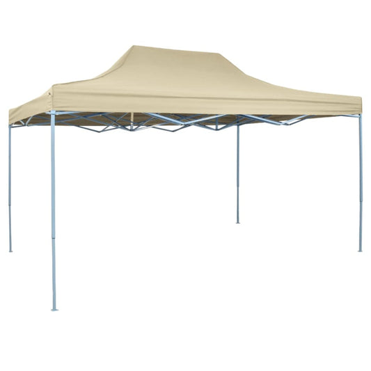 Faltzelt Pop-Up 3X4,5 M Weiß Creme