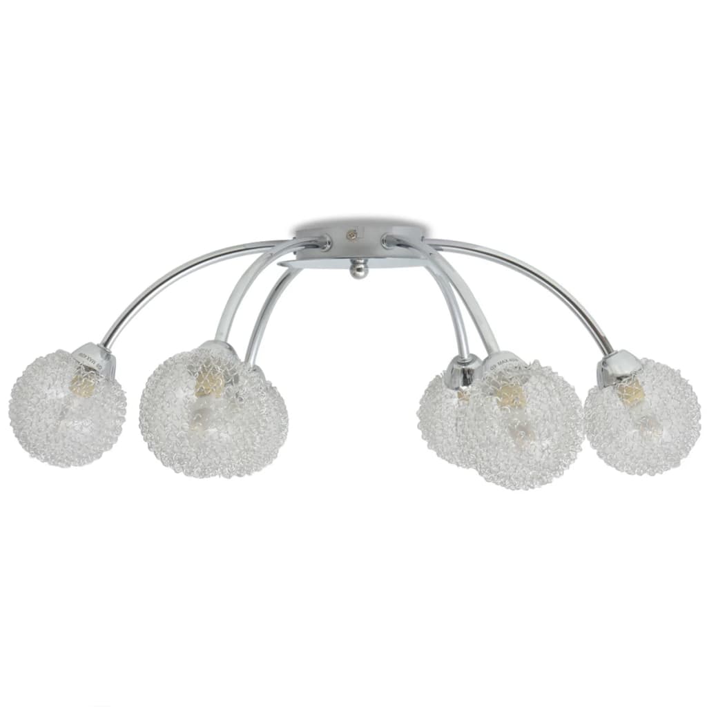 Deckenleuchte Mit 6 Led-Glühlampen G9 240 W