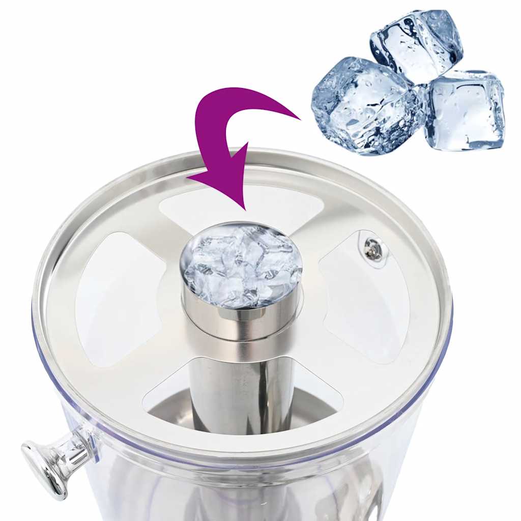 Getränkespender Edelstahl 8 Liter