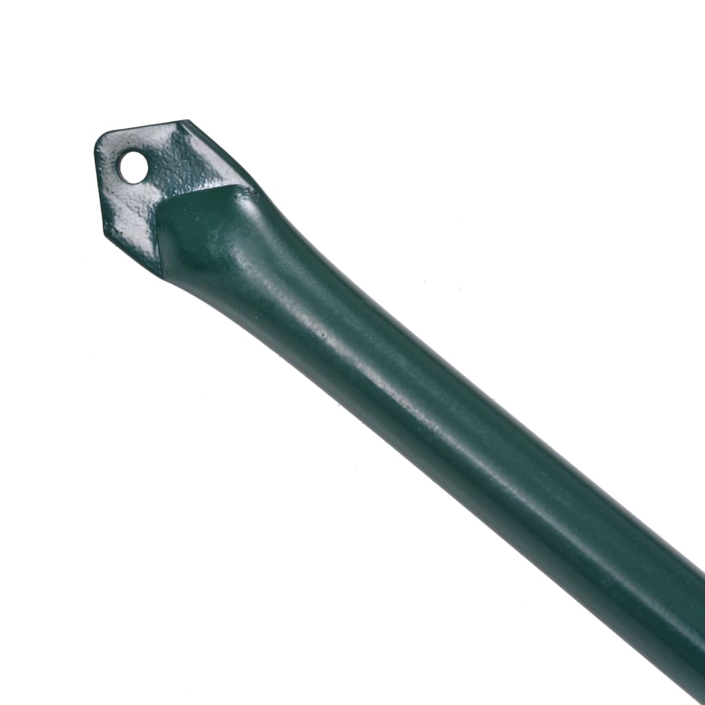 Pflanzstäbe 10 Stk. Metall Grün