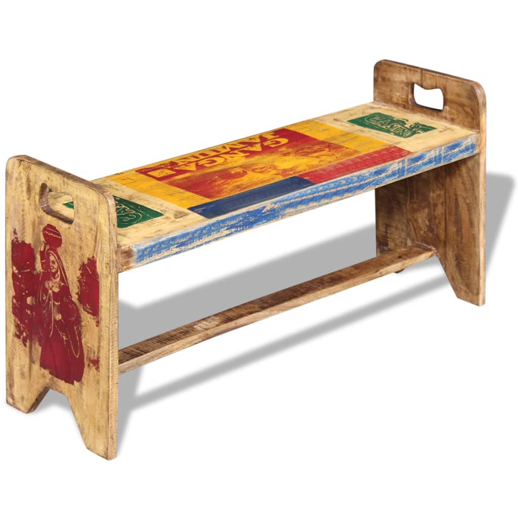 Sitzbank Cola Altholz 100X30X50 Cm
